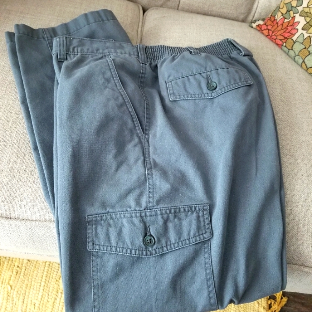 David Taylor elastic back slacks